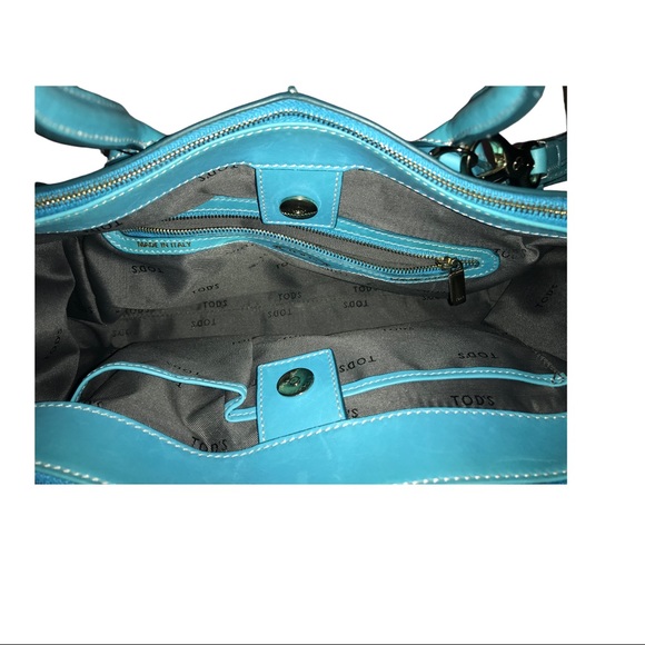 Authenticated Tod’s Blue Satchel Bag - Picture 5 of 14
